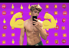 Damian Hardung shirtless in How To Sell Drugs Online 1-02 Lifes Not Fair Get Used to It