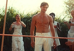 Damian Hardung shirtless in Maxton Hall 1-04 The Moment Of Truth