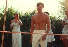 Damian Hardung shirtless in Maxton Hall 1-04 The Moment Of Truth