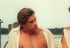 Damian Hardung shirtless in Maxton Hall 1-04 The Moment Of Truth