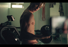 Damian Hardung shirtless in How To Sell Drugs Online 3-05 To make amends maybe be friends