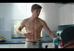 Damian Hardung and Danilo Kamber shirtless in How To Sell Drugs Online 2-01 Think Different