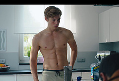Damian Hardung and Danilo Kamber shirtless in How To Sell Drugs Online 2-01 Think Different