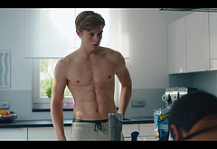 Damian Hardung and Danilo Kamber shirtless in How To Sell Drugs Online 2-01 Think Different