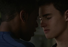 Michael Johnston shirtless in Teen Wolf 5-13 Codominance