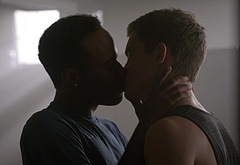 Michael Johnston shirtless in Teen Wolf 5-13 Codominance
