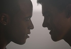 Michael Johnston shirtless in Teen Wolf 5-13 Codominance