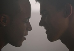 Michael Johnston shirtless in Teen Wolf 5-13 Codominance