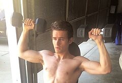 Michael Johnston shirtless and erotic gay pics