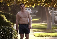 Noah Reid naked torso in Kevin From Work