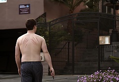 Noah Reid naked torso in Kevin From Work