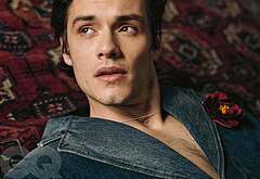 Louis Partridge shirtless and underwear photoshoot 2026