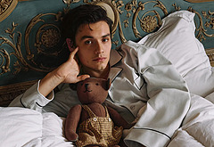 Louis Partridge shirtless and underwear photoshoot 2026