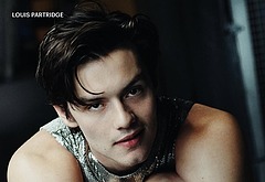 Louis Partridge shirtless and underwear photoshoot 2026