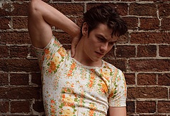 Louis Partridge shirtless and underwear photoshoot 2026