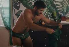 Nick Fink and Sachin Bhatt shirtless in The Way You Look Tonight