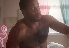 Nick Fink and Sachin Bhatt shirtless in The Way You Look Tonight