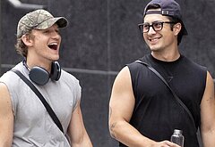 Connor Storrie and Hudson Williams Reunite Ahead of Heated Rivalry Season 2