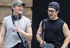 Connor Storrie and Hudson Williams Reunite Ahead of Heated Rivalry Season 2