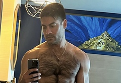 Sachin Bhatt shirtless and dick bulge photos