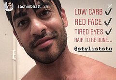 Sachin Bhatt shirtless and dick bulge photos