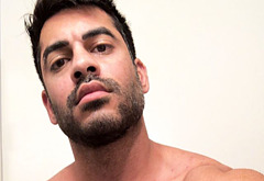 Sachin Bhatt shirtless and dick bulge photos