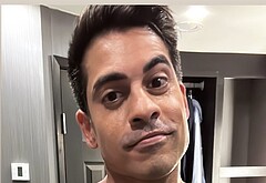 Sachin Bhatt shirtless and dick bulge photos