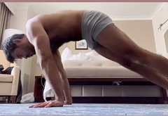 Sachin Bhatt shirtless and dick bulge photos