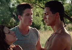 Benjamin Bratt shirtless in Bright Angel