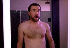 Jack Whitehall shirtless in Jack In Time For Christmas