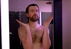 Jack Whitehall shirtless in Jack In Time For Christmas