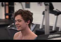 Igby Rigney shirtless in The Sex Lives Of College Girls