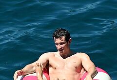 Callum Turner shirtless pics
