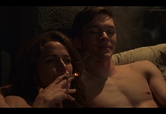 Casey W Johnson shirtless in For All Mankind