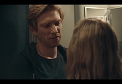 Domhnall Gleeson shirtless in Run