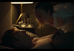 Domhnall Gleeson shirtless in Alice and Jack