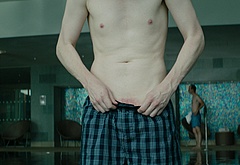 Domhnall Gleeson shirtless in Frank Of Ireland