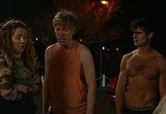 Domhnall Gleeson shirtless in Frank Of Ireland