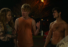 Domhnall Gleeson shirtless in Frank Of Ireland