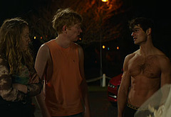 Domhnall Gleeson shirtless in Frank Of Ireland