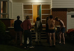 Domhnall Gleeson shirtless in Frank Of Ireland