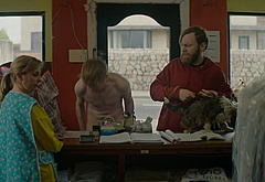 Domhnall Gleeson shirtless in Frank Of Ireland
