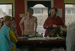 Domhnall Gleeson shirtless in Frank Of Ireland