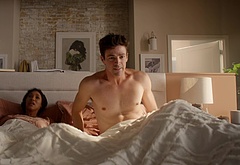 Grant Gustin shirtless and sexy in The Flash