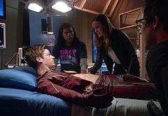 Grant Gustin shirtless and sexy in The Flash