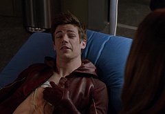 Grant Gustin shirtless and sexy in The Flash