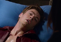 Grant Gustin shirtless and sexy in The Flash