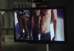 Grant Gustin shirtless and sexy in The Flash