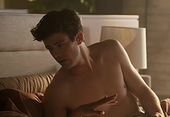 Grant Gustin shirtless and sexy in The Flash