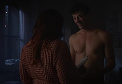 Grant Gustin shirtless and sexy in The Flash